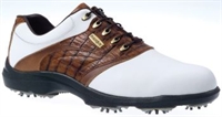 Footjoy AQL Golf Shoes White Brown 52736-100