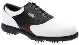 Footjoy Aqualites White/Black/Brown 52974 Golf Shoe
