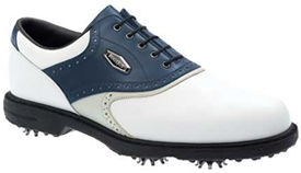 Aqualites White/Deep Blue 52999 Golf Shoe