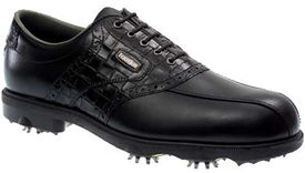 Dryjoys Black Smooth/Black Corbellino 53637 Golf Shoe