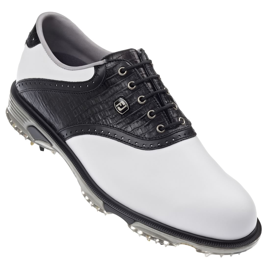 FootJoy Dryjoys Tour Golf Shoes White/Black #53668