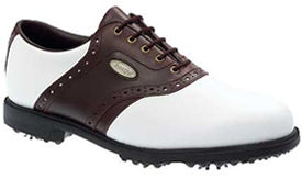 Footjoy eComfort White Smooth/Dark Brown 57760 Golf Shoe