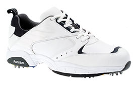 footjoy eComfort White/White/Navy 57798 Golf Shoe
