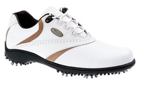 footjoy eComfort White/White/Taupe 57746 Golf Shoe