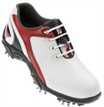 Footjoy FJ Junior Golf Shoes - White/Red 45054-1