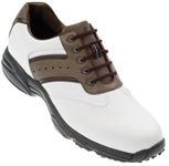 Greenjoys Golf Shoes White/Brown 45406-100