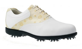 Footjoy Ladies Golf Shoe AQL White/Cream #93314