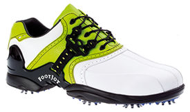 footjoy LT Series White/Lime/White 54762 Golf Shoe