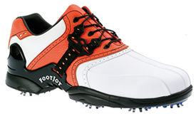 footjoy LT Series White/Orange/White 54739 Golf Shoe