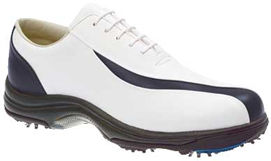 Footjoy Womens Contour Series White/Navy 94082 Golf Shoe