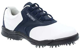 Footjoy Womens Greenjoys White/Navy 48742 Golf Shoe