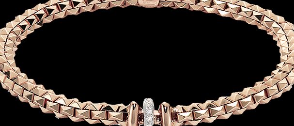 Fope 18ct Rose Gold 0.10 Carat Diamond Set Wild