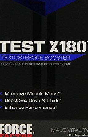 Force Factor  TEST X180 60 CAPS - TESTOSTERONE BOOSTER