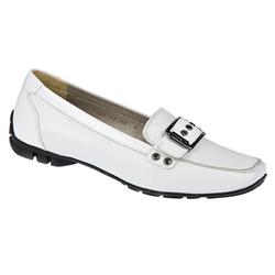 Female FOR1153 Leather Upper Leather Lining Casual Shoes in White