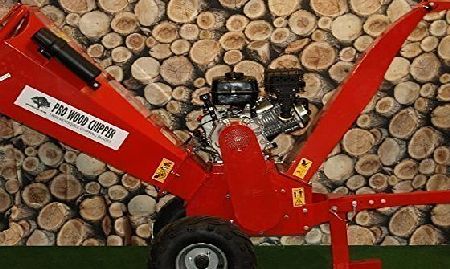 Forest Master 13HP PETROL WOOD CHIPPER TIMBER WOODCHIPPER SHREDDER MULCHER GARDEN