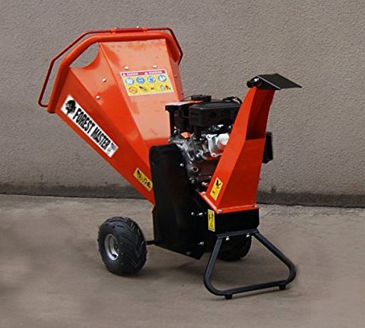 Forest Master 6.5HP PETROL WOOD CHIPPER TIMBER GARDEN SHREDDER MULCHER