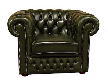 Clarendon Leather Club Chair