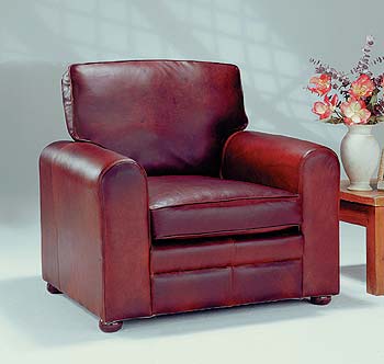 Forest Upholstery Limited Maine Leather Armchair