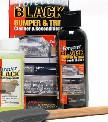 Forever Black Products Forever Black Bumper amp; Trim Cleaner amp; Reconditioner Dye Kit