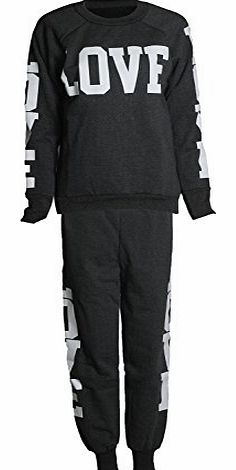 tracksuit womens jogging print sleeves sweatshirt trousers long tracksuits forever