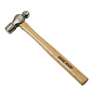FORGE STEEL Hickory Handle Ball Pein Hammer 16oz