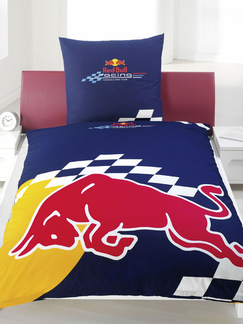 Formula One Racing Red Bull Logo Duvet Cover and Pillowcase