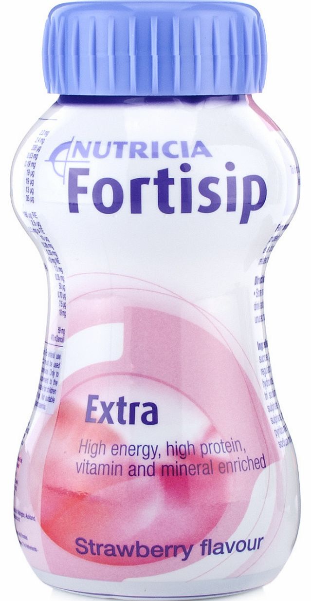 Fortisip Extra Feeding Supplement Strawberry