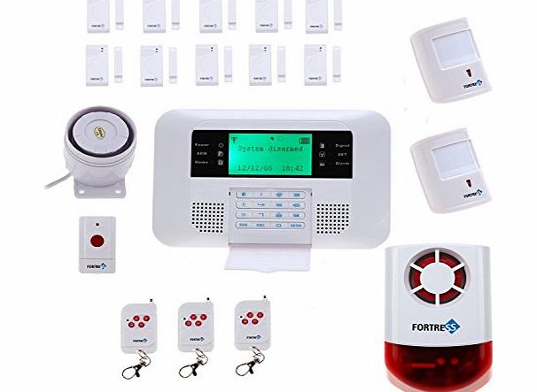 Fortress Security Store (TM) GSM-C Wireless Cellular GSM Home Security Alarm System DIY Kit with Auto Dial