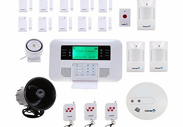 Fortress Security Store (TM) GSM-D Wireless Cellular GSM Home Security Alarm System DIY Kit with Auto Dial