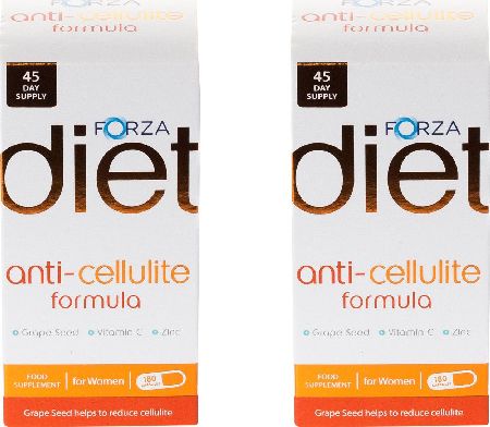 Forza, 2102[^]0139078 Anti-Cellulite Formula 180 Capsules Twinpack