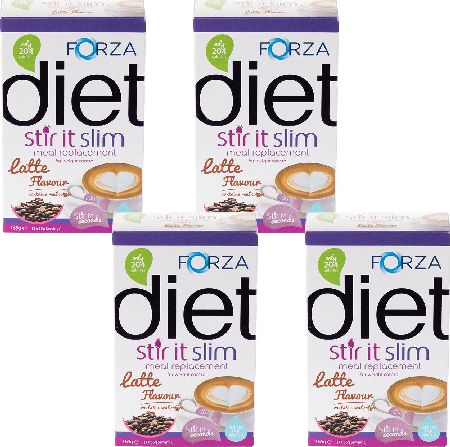 Forza, 2102[^]0139085 Stir It Slim Latte 3x55g Fourpack