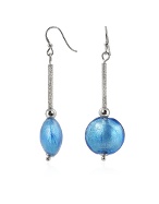 Forzieri Giselle - Murano Glass and Sterling Silver Drop Earrings
