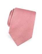 Forzieri Gold Line Solid Woven Silk Tie