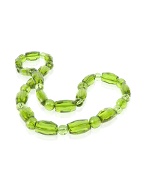 Forzieri Mystic Beads - Friendship Green Faceted Bead Necklace