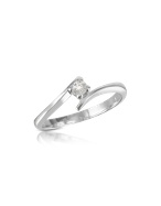 Princess - 0.10 ct Diamond Solitaire Ring