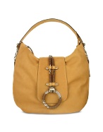 Ring - Camel Stone Washed Leather Tote Bag