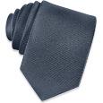 Forzieri Solid Dark Blue Childrenand#39;s Fine Silk Tie