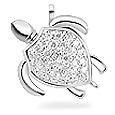 Forzieri Turtle 18K White Gold Diamond Pavandeacute; Pendant