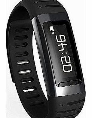FosFun BSW-1 Bluetooth 4.0 Pedometer Calorie Health Wristband Monitor Smart Watch Bracelet For Man And Women Fashion Smartwatch For Samsung HTC Huawei Mluti Language Electronic (Black)