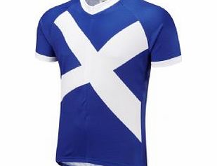 Scotland Flag S/S Cycling Jersey With Free