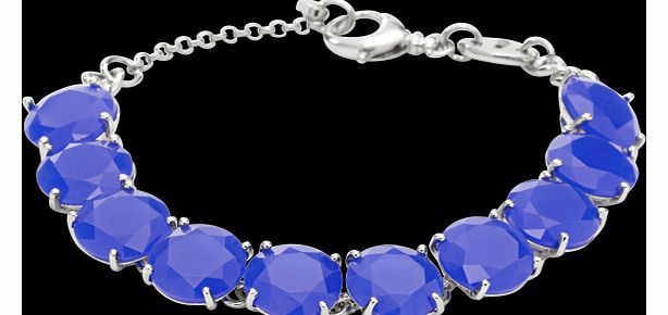 Blue Faceted Steel Bracelet JA6083040