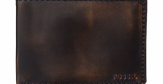 Carson Traveller Leather Wallet, Black
