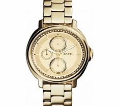 Fossil Ladies Chelsey Gold Watch