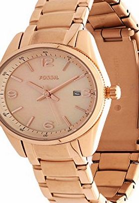 Fossil Ladies Designer Watch - Rose Gold - BQ1077