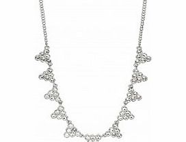 Fossil Ladies Fashion Silver Tone Necklace with