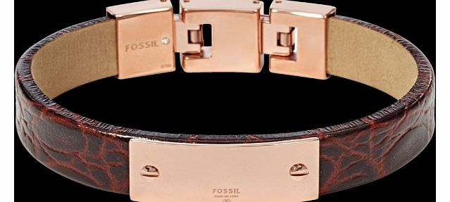 Fossil Vintage Iconic Leather Bracelet JF01391791