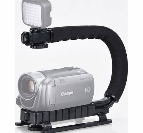 Fotga Camera Camcorder Handheld Stabilizer Action Stabilizing C Bracket Handle Grip for DSLR DV