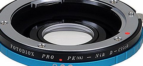 Fotodiox Lens Mount Adapter, Pentax K (also known as PK Mount) Lens to Nikon Camera, for Nikon D1, D1H, D1X, D2H, D2X, D2Hs, D2Xs, D3, D3X, D3s, D4, D100, D200, D300, D300S, D700, D800, D800E, D40, D5