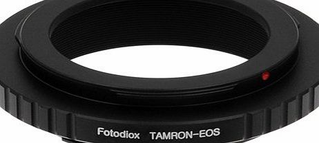 Fotodiox Lens Mount Adapter w/ Dandelion AF Focus Confirmation Chip, Tamron Adaptall II Lens to Canon EOS Camera