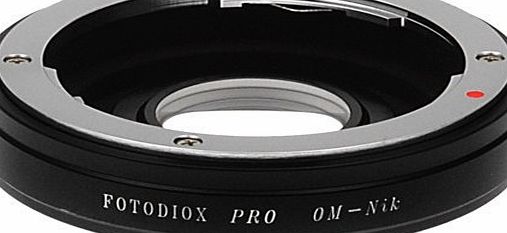 Fotodiox Pro Lens Mount Adapter, Selective 35mm Olympus Zuiko Lens to Nikon Camera adapter (Please See Compatible Lens list), OM-Nikon Pro